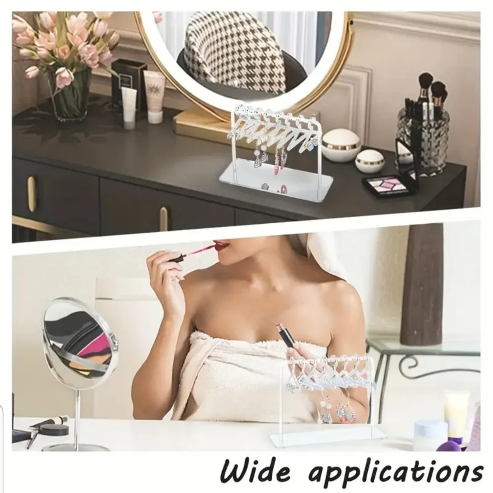2 Packs: Clear Jewelry Earrings Hangers Holder